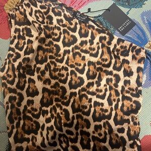 Brunette The Label Leopard Print Top
